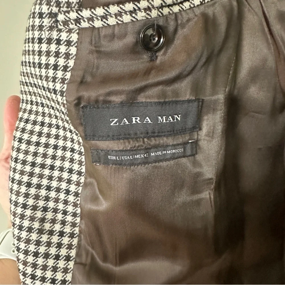 Zara Man long blazer size L - Picture 4 of 5